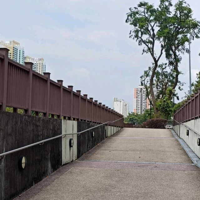Hidden tunnel at Kim Seng Park