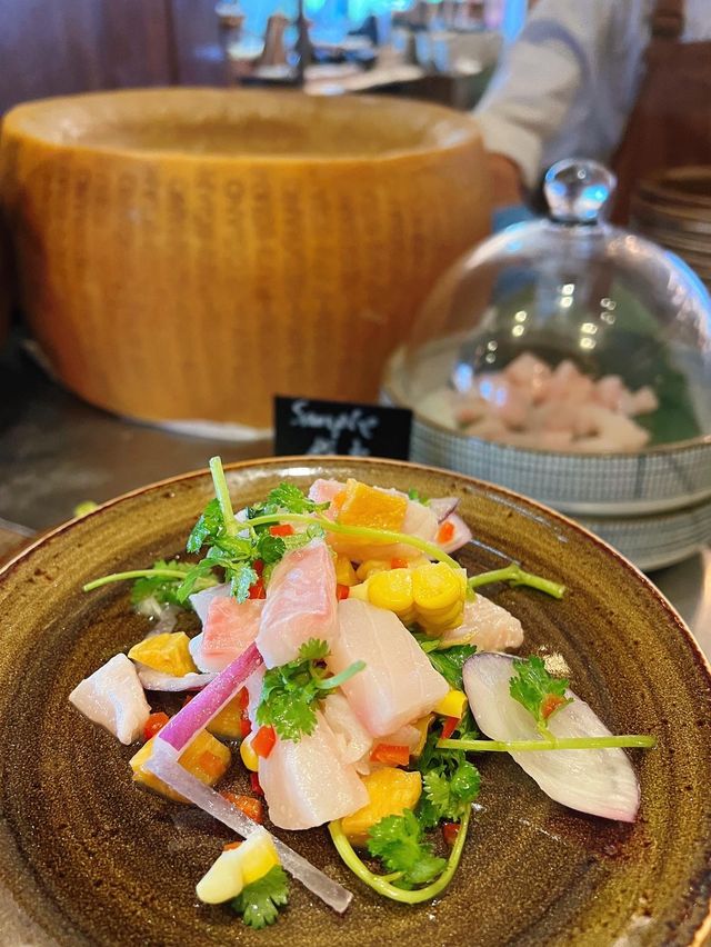 食物好高質嘅lunch buffet