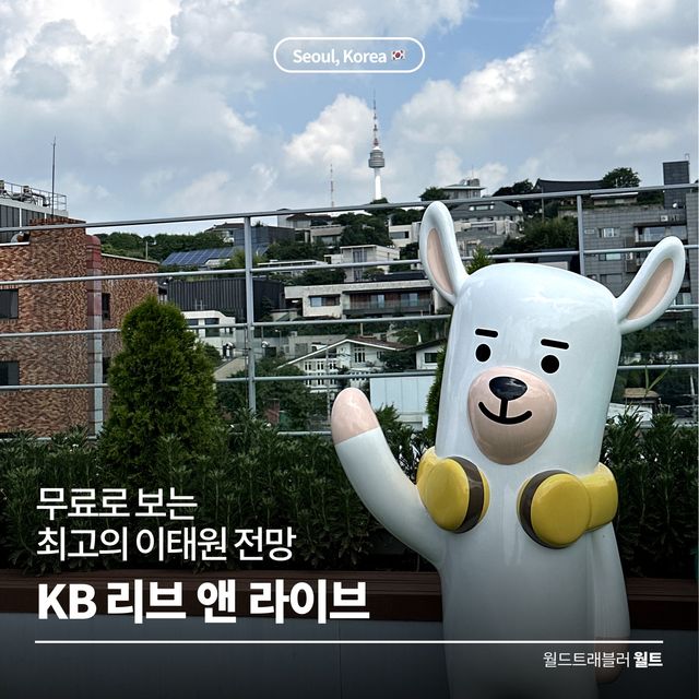 무료로 보는 최고의 이태원 전망 🏙️ KB 리브 앤 라이브