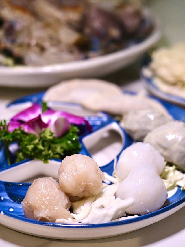 黃埔｜野生A級蚌刺身＆即劏騸牯肥牛 海鮮二人盛宴