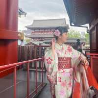 Kimono Day at Asakusa Sensoji Temple Tokyo