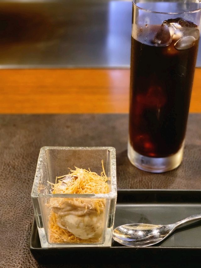 銀座で鉄板焼きディナー