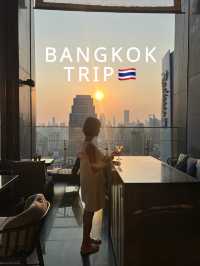 【タイ バンコク🇹🇭】Sunsetの見える穴場のルーフトップバー🍸