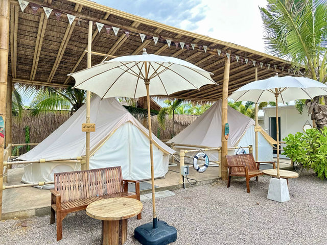 Waterside Camping บางตะบูน 🏕️🛶🌴