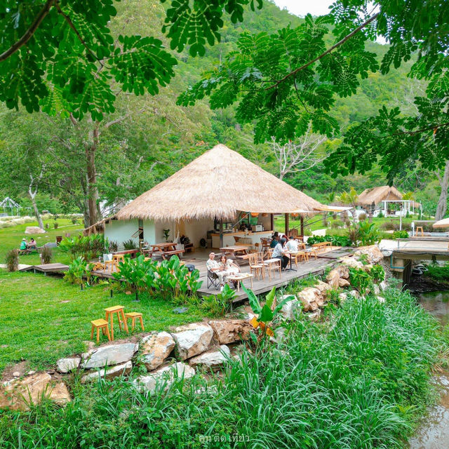 คาเฟ่เขาใหญ่เปิดใหม่ ตั้งอยู่บนเกาะ Ile Cafe