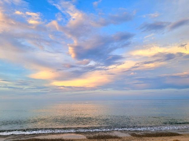 강릉여행 필수코스! 노을 맛집 : 🏖주문진해수욕장🌅🩵💛💙🧡