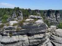 The beauty of the rocks formation at Rathen, Saxon Switzerland National Park