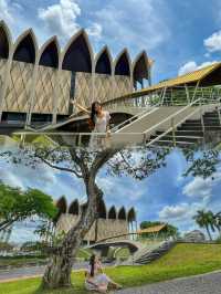 Capturing the Borneo Cultures Museum: Stunning Day and Night Views