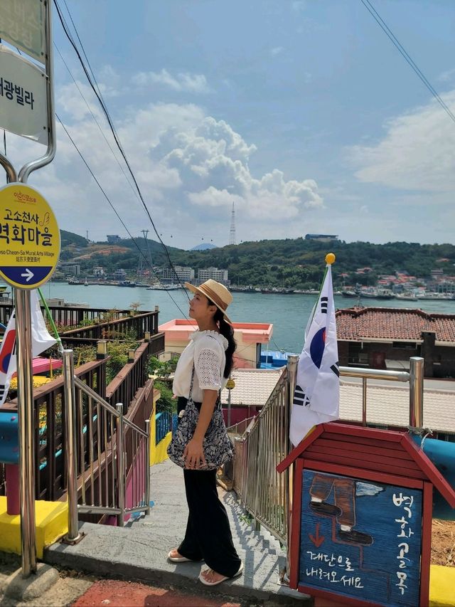 알록달록 예쁜 여수 오션뷰 벽화마을🩵