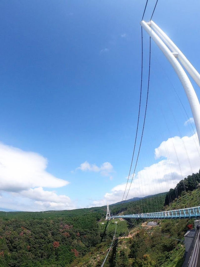 【静岡🇯🇵】富士山の見える日本最長の吊り橋🗻
