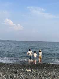 마음이 몽글몽글☁️해지는 통영 흑진주몽돌해수욕장🪨⛱️🏖️