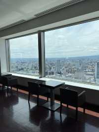 Observation deck with cafe in Sapporo