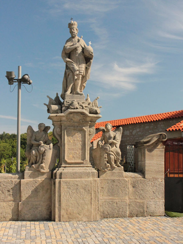 A Walk Through History: The Saintly Bridge of Kutná Hora Near St. Barbara's Church