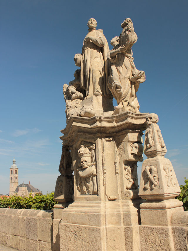 A Walk Through History: The Saintly Bridge of Kutná Hora Near St. Barbara's Church