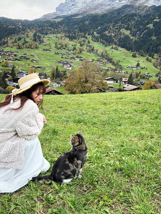 🇨🇭瑞士｜終於黎到傳說中嘅💚格林德瓦🌿夢幻山坡🌳