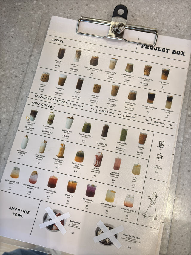 Project box cafe☕️