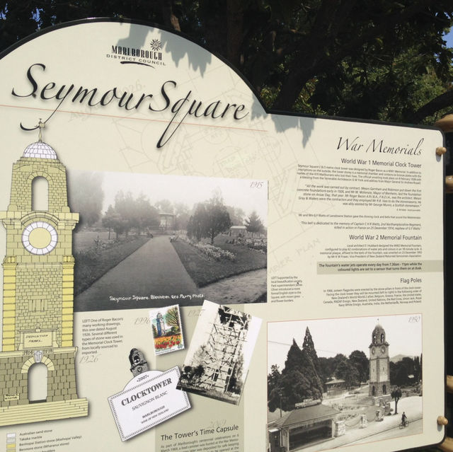 Prominent public park in Blenheim