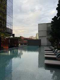 Pool and gym at the Pullman Hillstreet Singapore