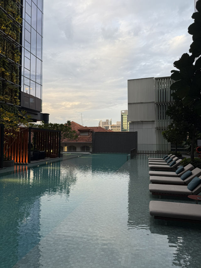 Pool and gym at the Pullman Hillstreet Singapore