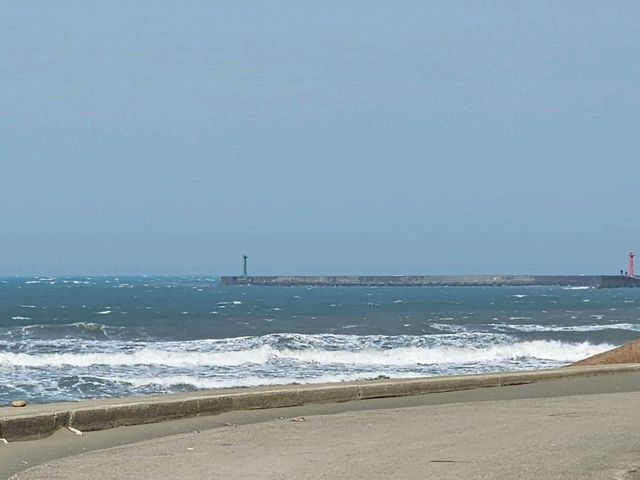竹圍豬鼻子沙灘，桃園海邊秘境