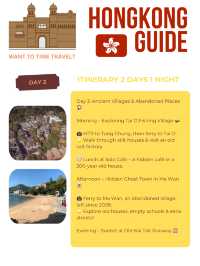 Hong Kong 🇭🇰 itinerary for 2 Days!
