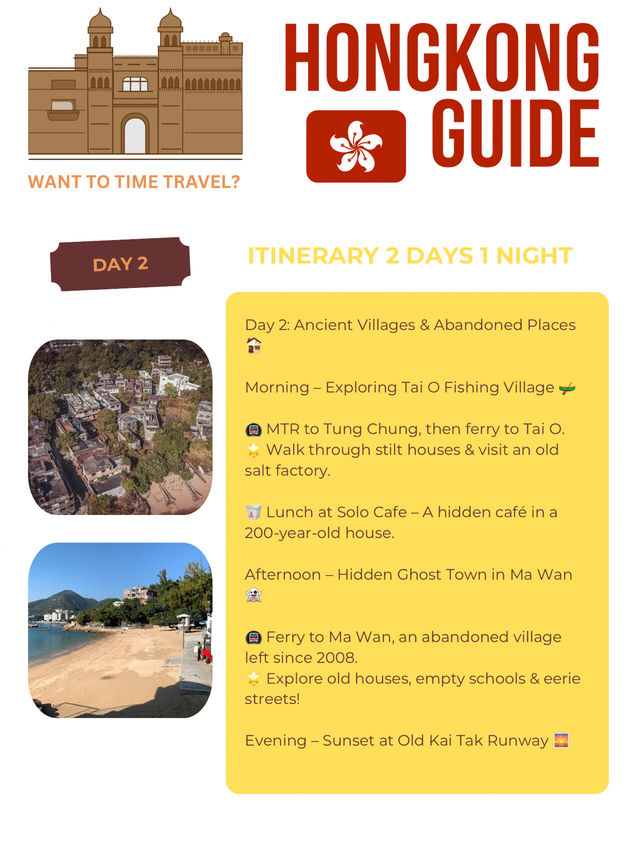 Hong Kong 🇭🇰 itinerary for 2 Days!