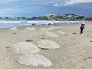 Moeraki Boulders in New Zealand