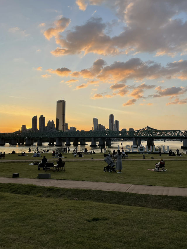 노을이 예쁜 노들섬 🌅❤️