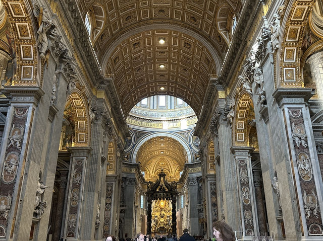 【ローマ🇮🇹】圧巻の美しさ！バチカン市国・サン・ピエトロ大聖堂