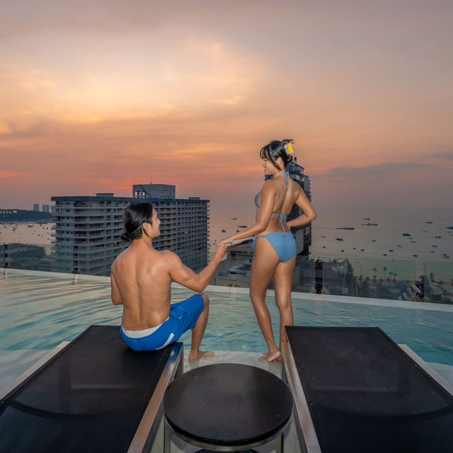โรงแรมพัทยาสระวิวปัง สวนน้ำธีมเรือโจรสลัด 🌅