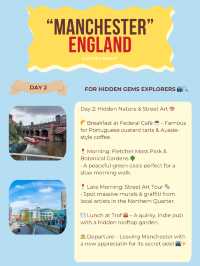 Manchester itinerary 🇬🇧🚲