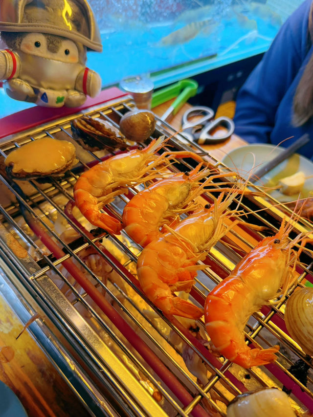 燒蝦好玩又好食😋