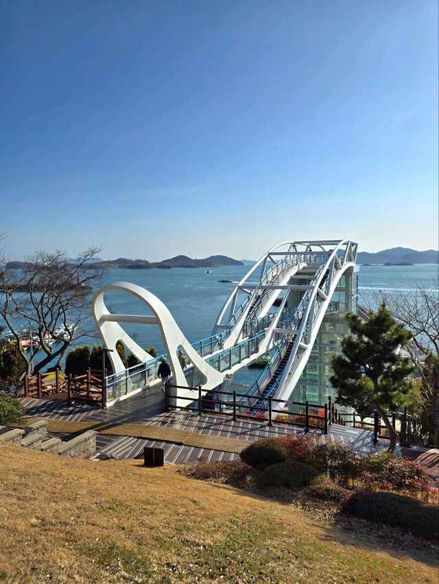 푸른 사천 남해바다를 직관하는 청널전망대🩵