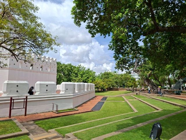 สวนสวยริมเจ้าพระยา สวนสันติชัยปราการ🌳