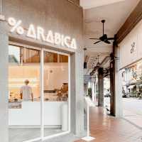 Elevated Brews at % Arabica Singapore