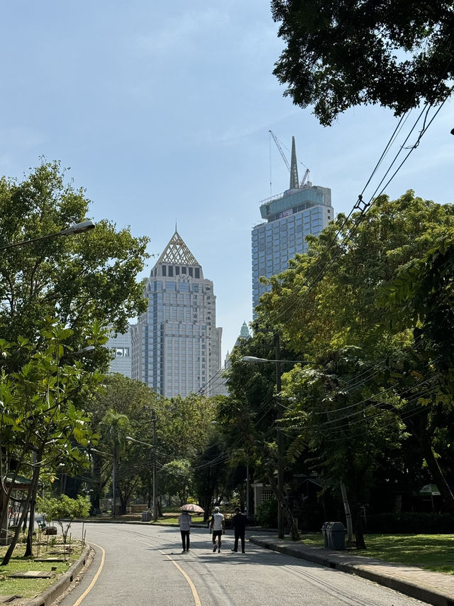 방콕의 센츠럴파크 룸피니 공원에서🌴🌳