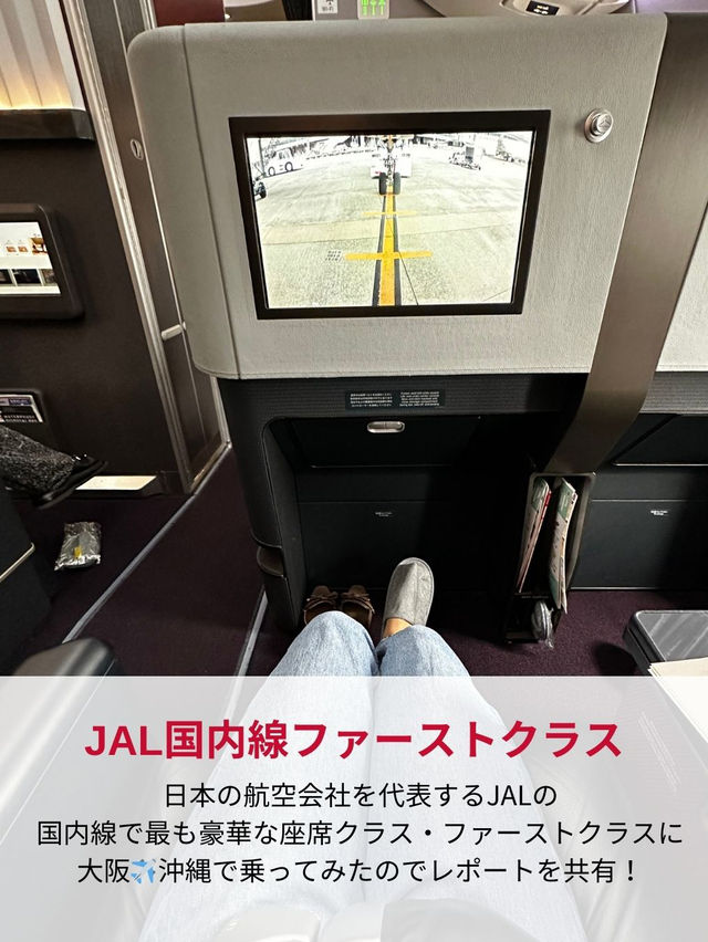 JAL国内線ファーストクラス✈️✨