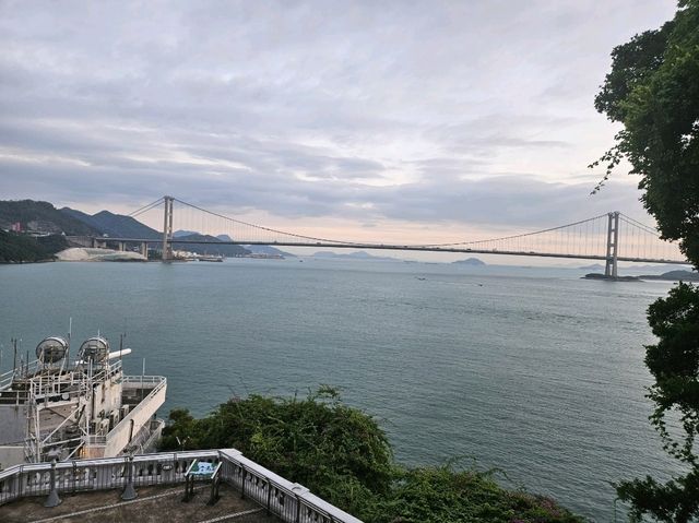欣賞青馬大橋夕陽無限好