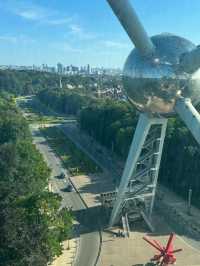 🌐✨ Europe budget Trip:Atomium Brussels – The Giant Icon of Belgium! 🇧🇪