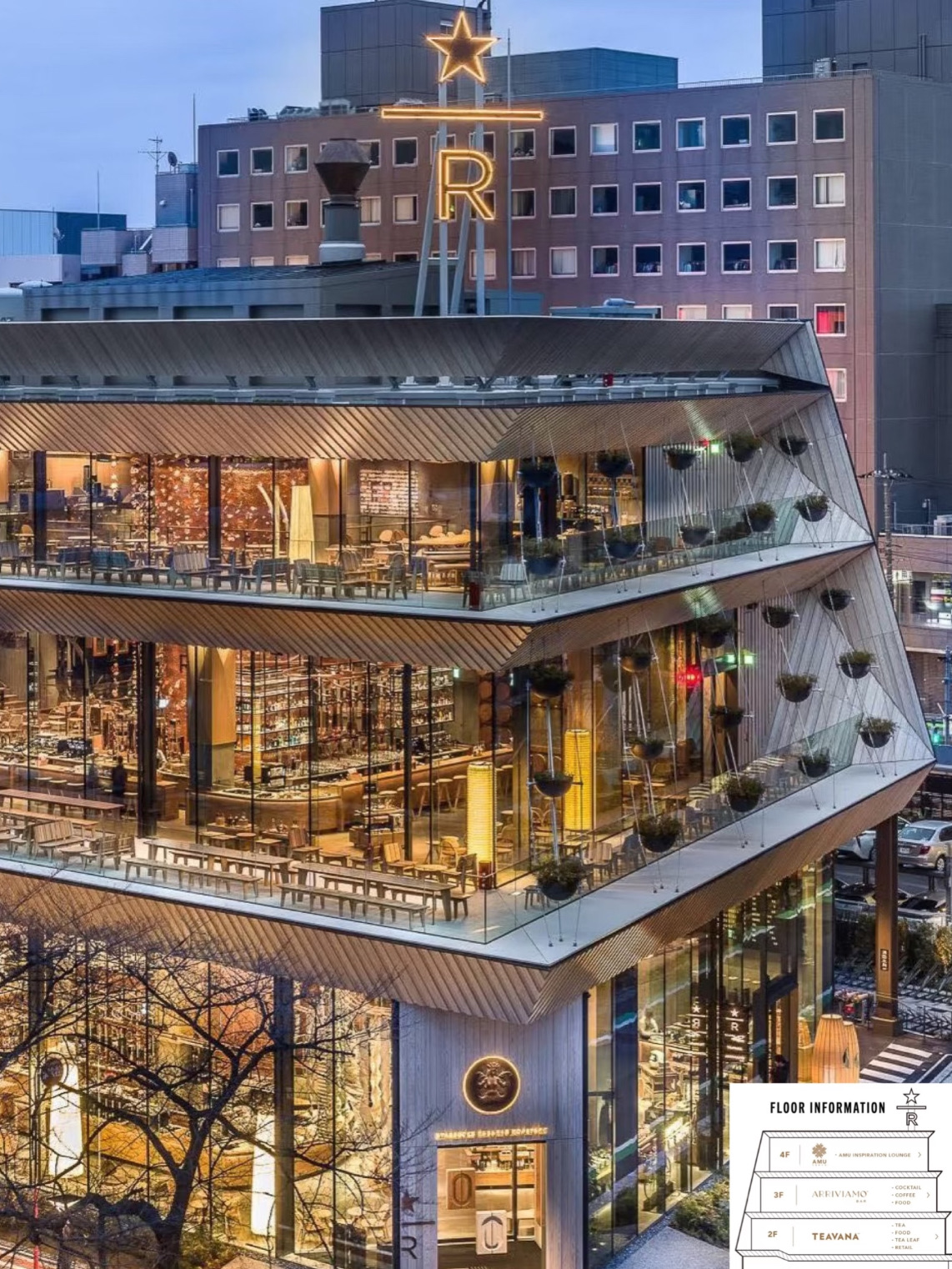 #東京景點

☕ 星巴克臻選®東京烘焙工坊 – 東京的咖啡仙境

🚆 如何到達
• 中目黑站（東急東橫線或東京地鐵日比谷線）– 步行10分鐘。

• 由隈研吾設計的精美建築，將木材、玻璃和日式極簡主義完美融合。
• 獨家咖啡創意 – 品嚐稀有臻選咖啡豆、虹吸式咖啡和當季。
• Princi 烘焙坊 🍞 – 每日新鮮出爐的義式糕點和麵包。
• 茶與烈酒 🍵🍸 – 樓上設有 Teavana 茶廊和 Arriviamo 雞尾酒吧。

🛋 體驗亮點
1. 一樓咖啡體驗 – 巨型銅製咖啡桶、運作中的烘焙工作坊、濃縮咖啡吧。
2. 二樓 Teavana 吧 – 日式茶飲和甜點。
3. 3樓 Arriviamo 酒吧 – 提供咖啡風味雞尾酒、精釀啤酒和葡萄酒。
4. 4樓 休閒區及活動區 – 季節性展覽、河景、靜謐空間。

#tokyospots #tokyo #travel #tokyotrip #tokyotravel #japantrip #japantravel
