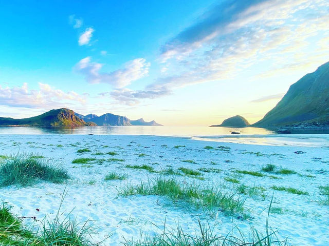 Soaking Up the Beauty of Haukland Beach