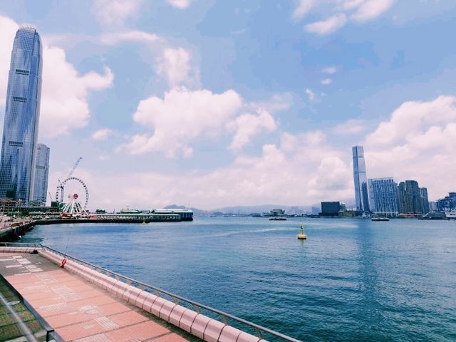 金鐘添馬公園看維港景色