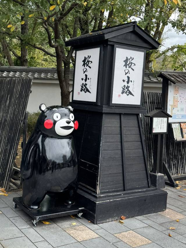 くまモンの人形焼と馬肉メンチカツ♡
