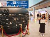 第一次來到腹地廣大的北京首都國際機場🛬
