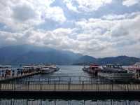 The Great Shuishe Pier in Sun Moon Lake area, Nantou County, Taiwan
