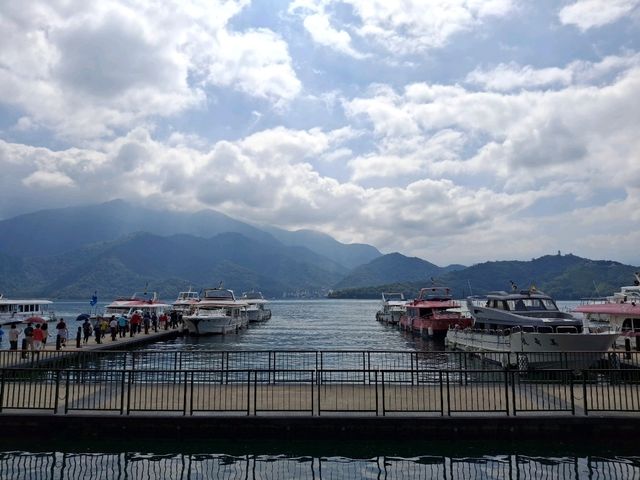 The Great Shuishe Pier in Sun Moon Lake area, Nantou County, Taiwan