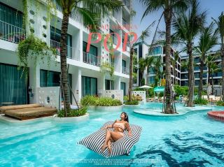 새로 오픈한 호텔 너무 귀여워요!! 색감이 화사하고 사랑스러워요。