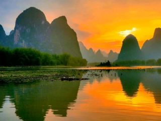 🌅 Sunset in Xingping Ancient Town | Yangshuo, Guilin