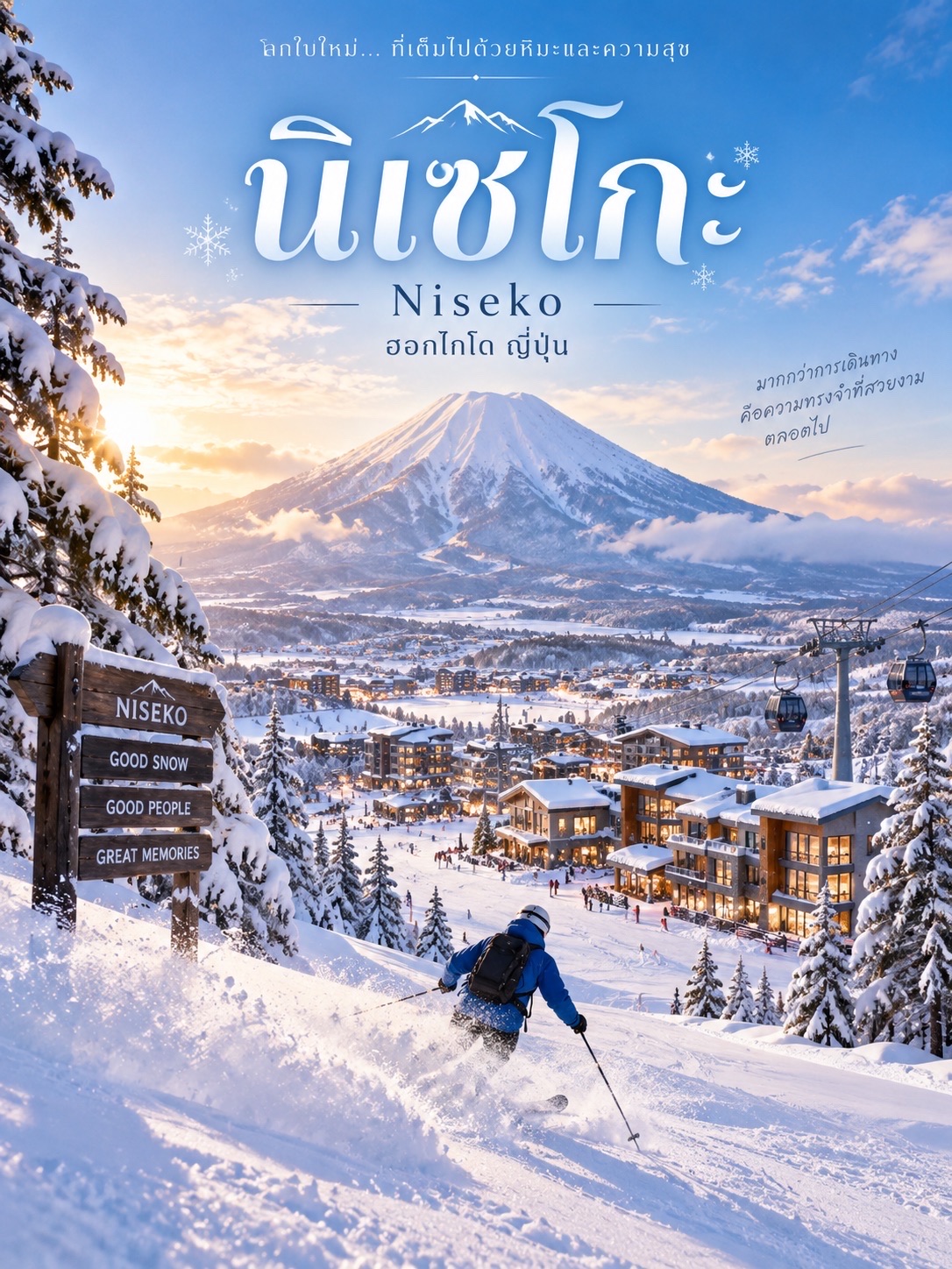 เที่ยวนิเซโกะ (Niseko) ฮอกไกโด ประเทศญี่ปุ่น