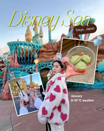 เที่ยว Tokyo DisneySea รับหน้าหนาว ชุดสวยถ่ายรูปปังทุกมุม! ❄️💖✨